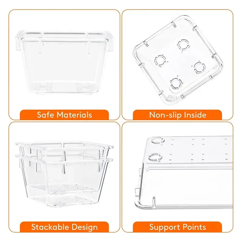 Clear Drawer Organizer Set