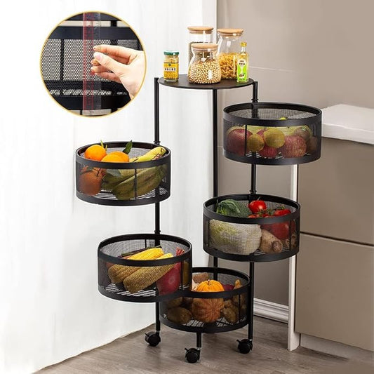 Rotatable Fruit Vegetable Basket