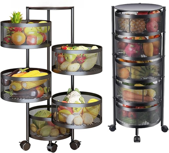 Rotatable Fruit Vegetable Basket