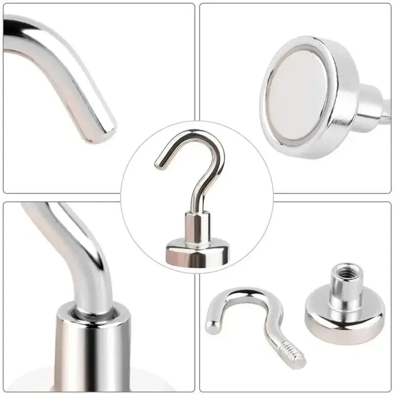 Magnetic Multi-Purpose Storage Hooks