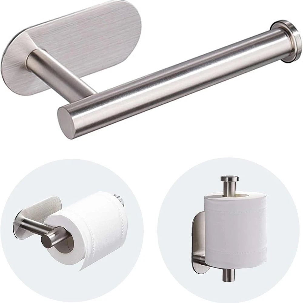 Sleek No-Drill Towel Rack