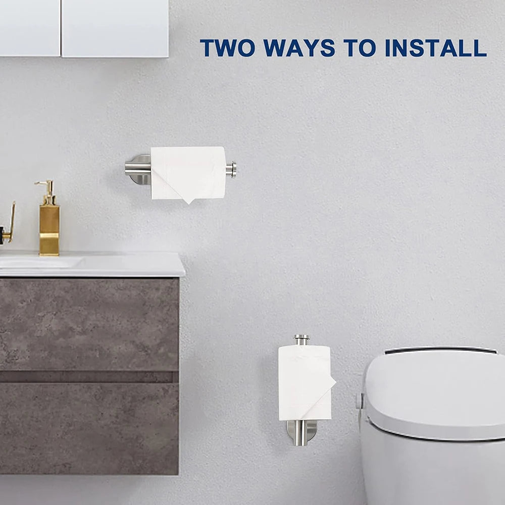 Sleek No-Drill Towel Rack