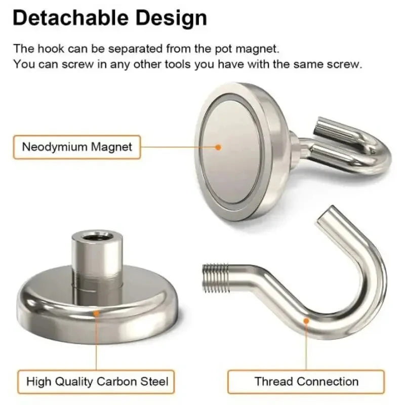 Magnetic Multi-Purpose Storage Hooks